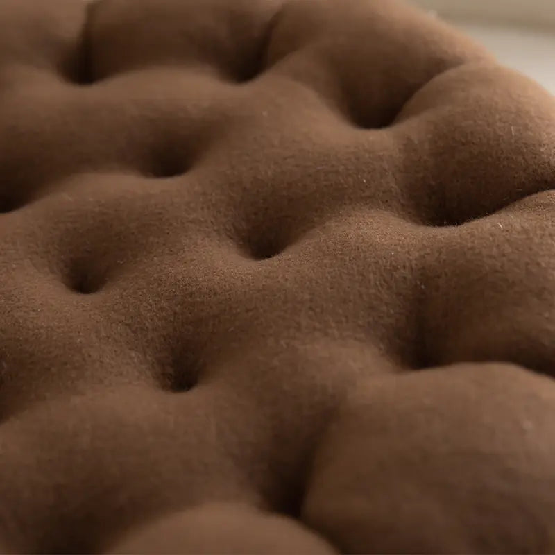 Simulation Biscuit Cushion – Plush Sofa Pillow