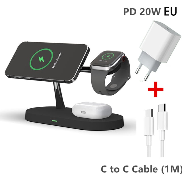 Cargador inalámbrico Magsafe 3 en 1