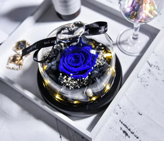 Cross-Border Rose Home Decor for Girlfriend – Handmade Immortal Flower