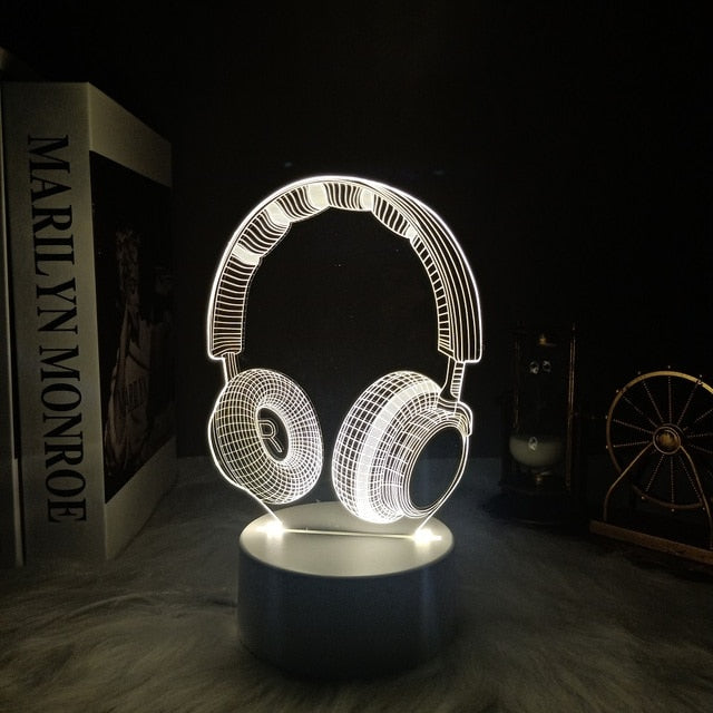 Luz nocturna de escritorio para habitación 3D