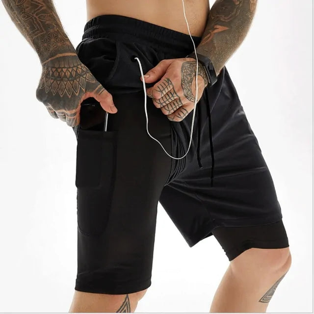 Pantalones cortos de gimnasio para hombre