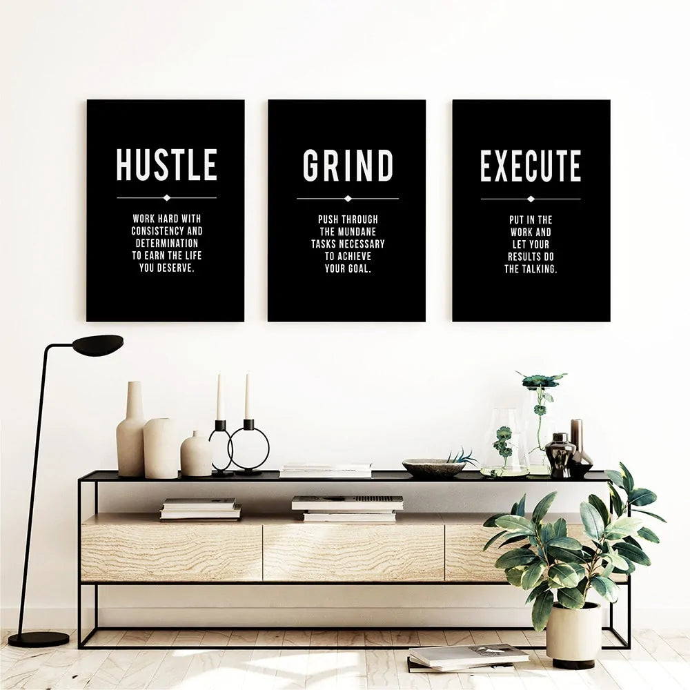 Arte mural motivacional inspirador