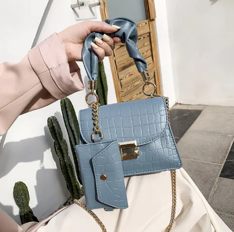 Trendy Summer Crossbody Chain Bag – Small Square 2020 Style (4 Colors)