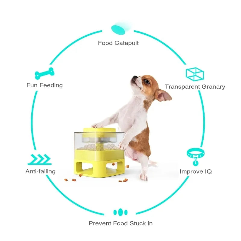 Comedero de entrenamiento para mascotas y dispensador de perros