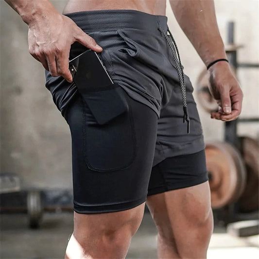 Pantalones cortos de gimnasio para hombre