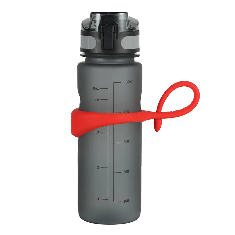 Fitness Sports Water Bottle with Magnetic Handle Ring – Multiple Colors