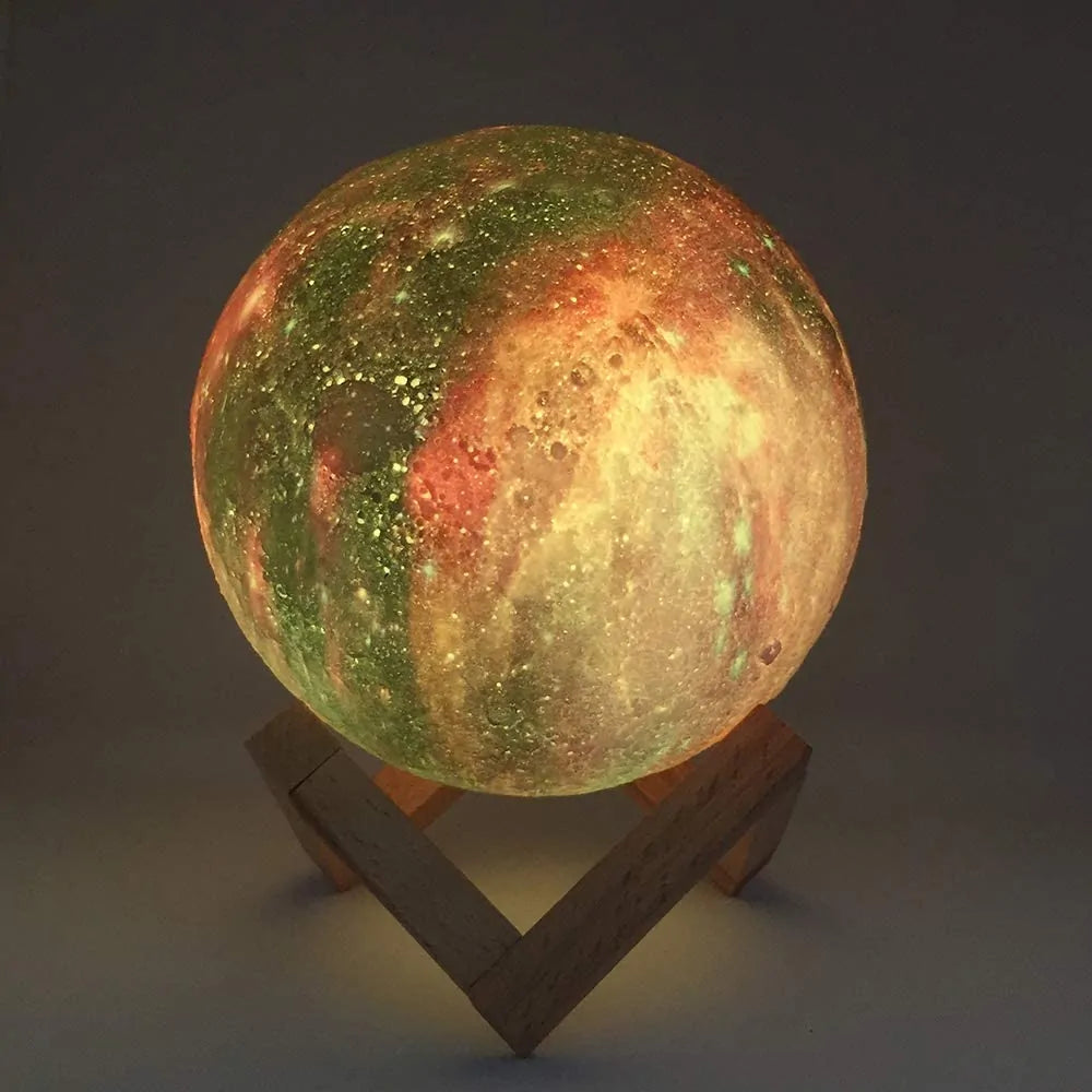 Lámpara de luna galáctica