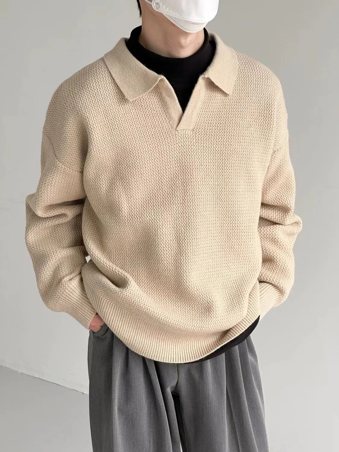 Suéter de punto para hombre
