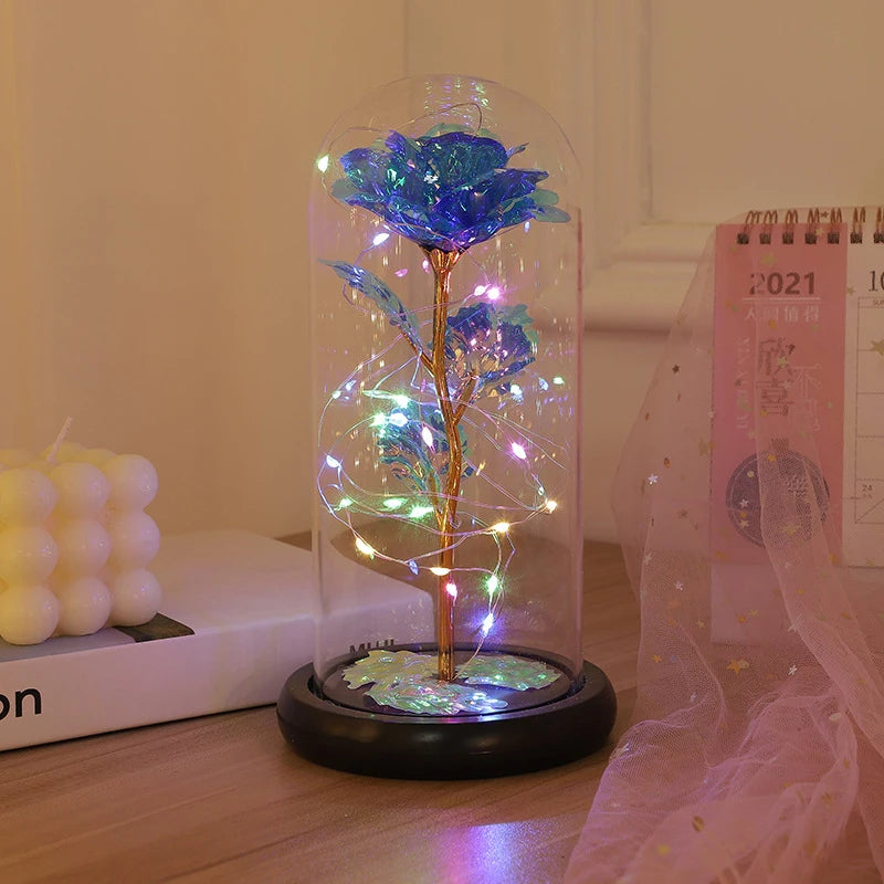 LED Light Beauty And The Beast Rose