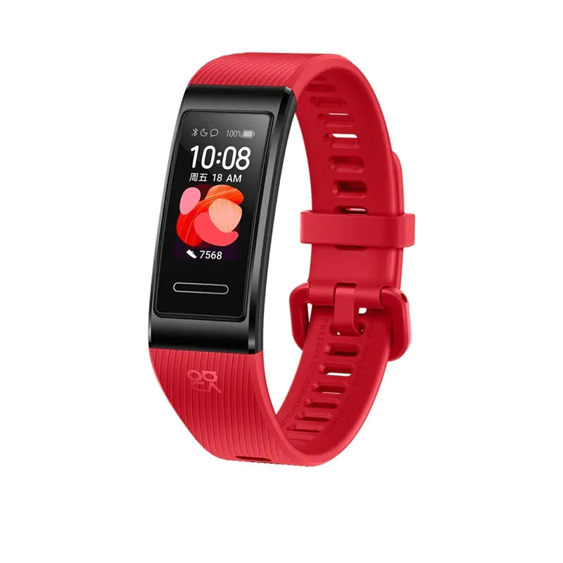 Smart Sports 4Pro Fitness Bracelet – Huawei Band 4 Style (Black, Pink, Orange)