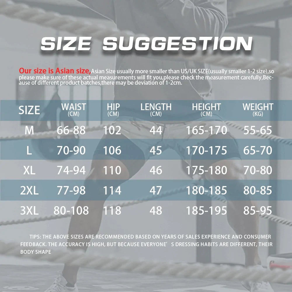 Pantalones cortos de gimnasio para hombre