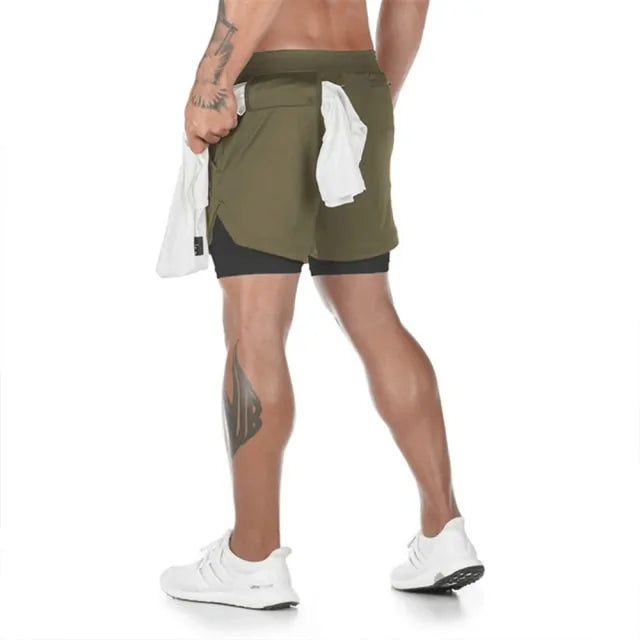 Pantalones cortos de gimnasio para hombre