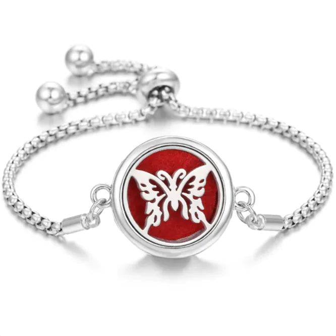 Bracelet d'aromathérapie Kaléidoscope pour femmes, diffuseur d'huiles essentielles, médaillon, breloques, bijoux