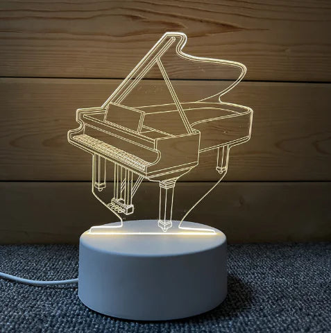 Luz nocturna de escritorio para habitación 3D