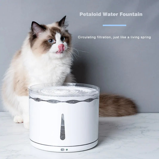 Dispensador de agua de cinco capas para mascotas