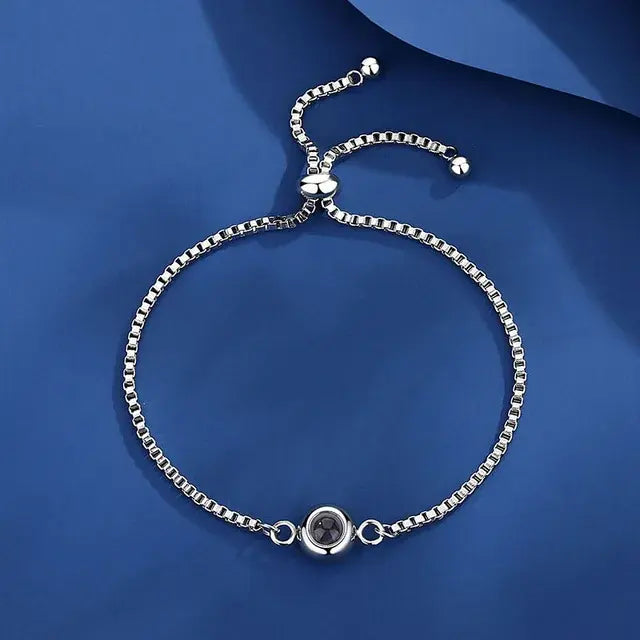 Pulsera de acero de titanio con imagen cubana