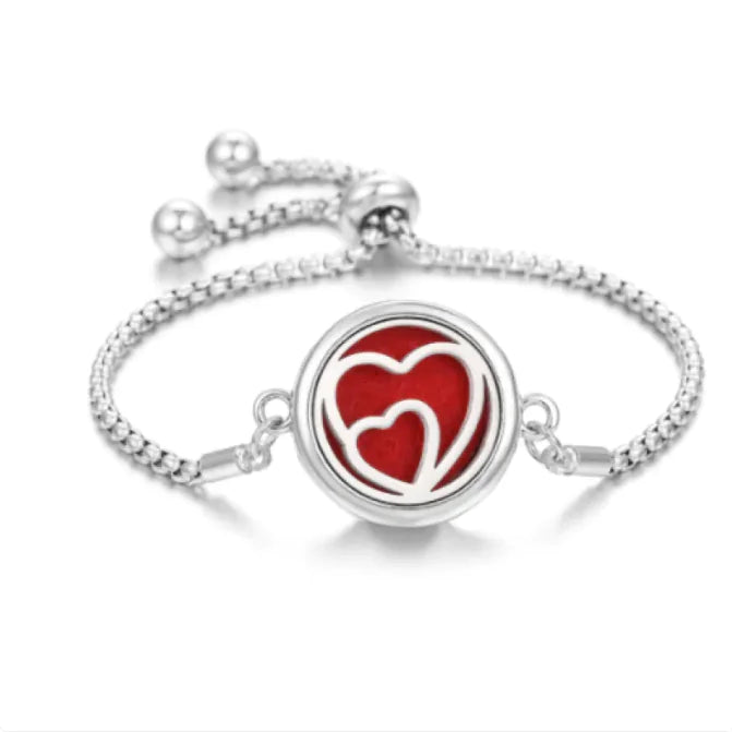 Bracelet d'aromathérapie Kaléidoscope pour femmes, diffuseur d'huiles essentielles, médaillon, breloques, bijoux