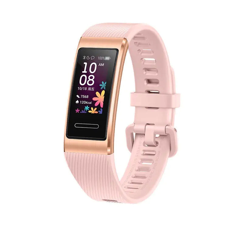 Smart Sports 4Pro Fitness Bracelet – Huawei Band 4 Style (Black, Pink, Orange)