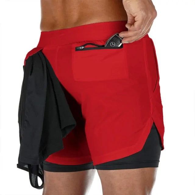 Pantalones cortos de gimnasio para hombre
