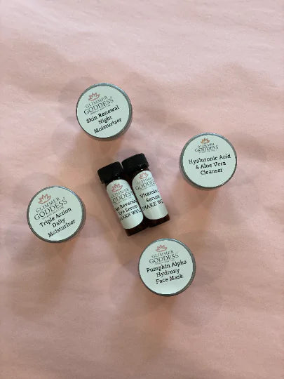 Organic Skin Care Trial Set – 5 Essentials with Bonus Mask