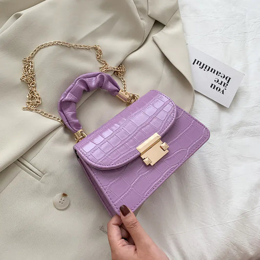 Trendy Summer Crossbody Chain Bag – Small Square 2020 Style (4 Colors)
