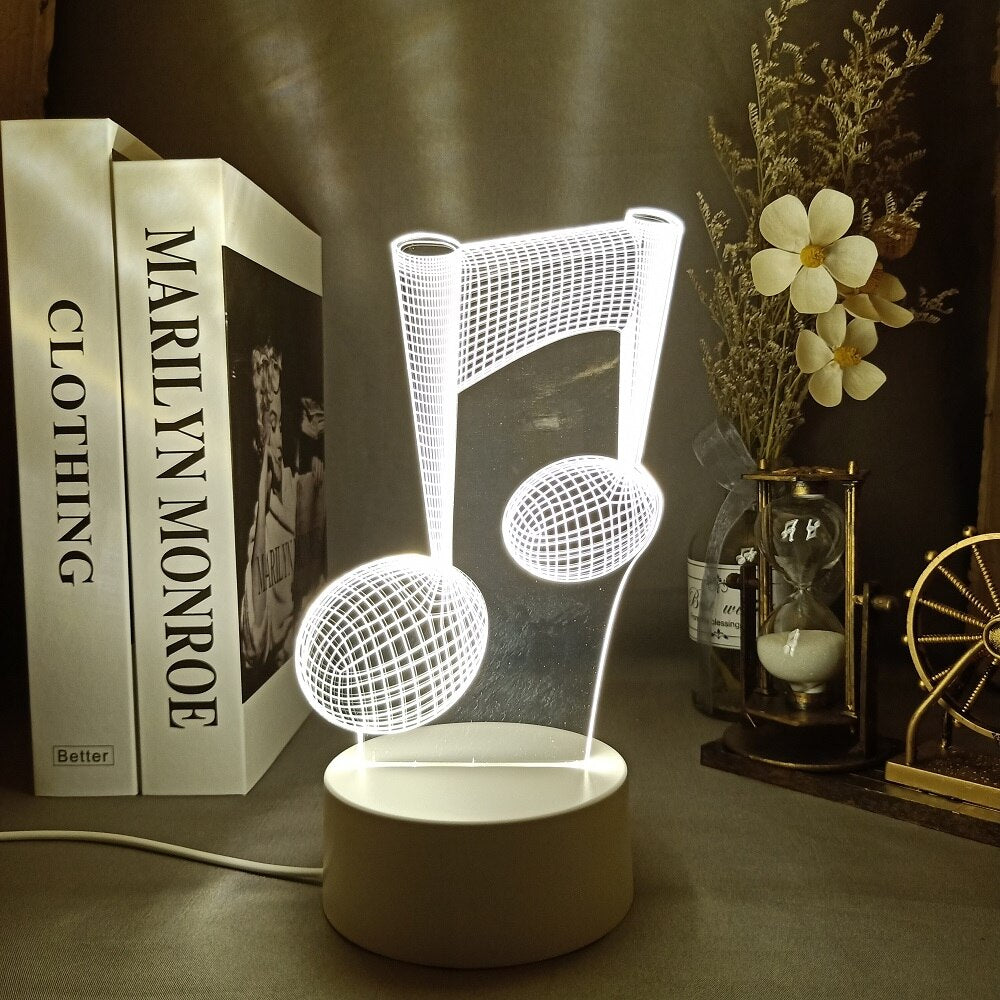 Luz nocturna de escritorio para habitación 3D