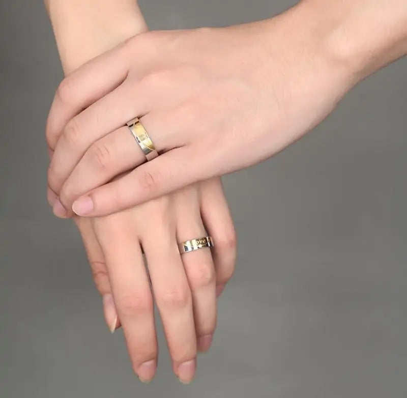 Anillos de promesa de amor eterno