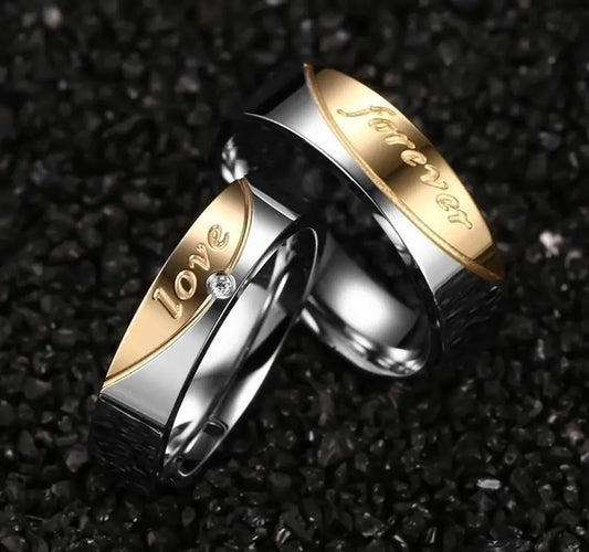 Anillos de promesa de amor eterno