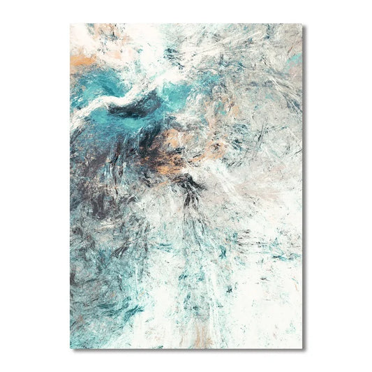 Pinturas abstractas sobre lienzo
