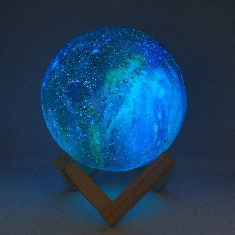 Lámpara de luna galáctica