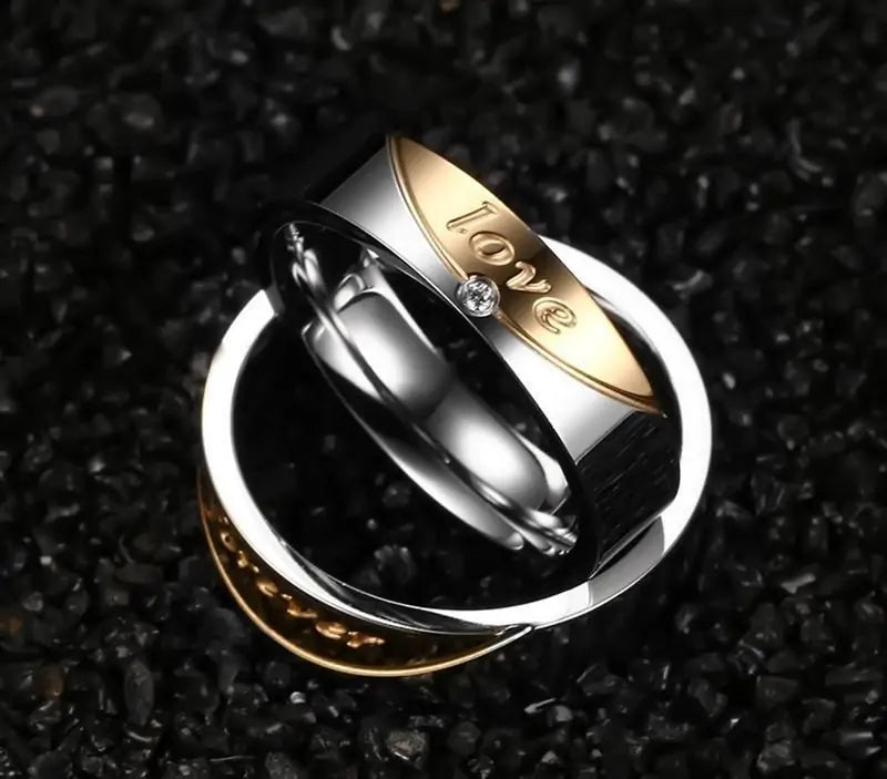 Anillos de promesa de amor eterno