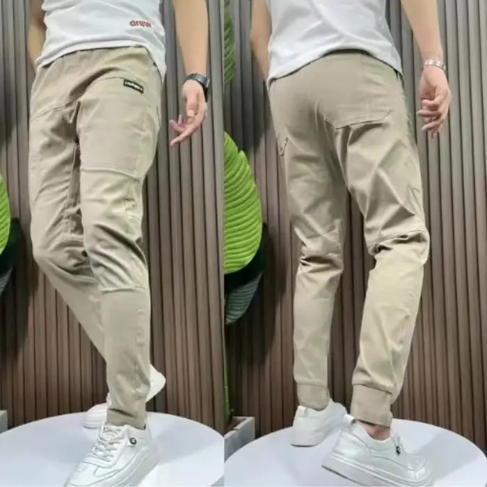 Pantalones cargo elásticos