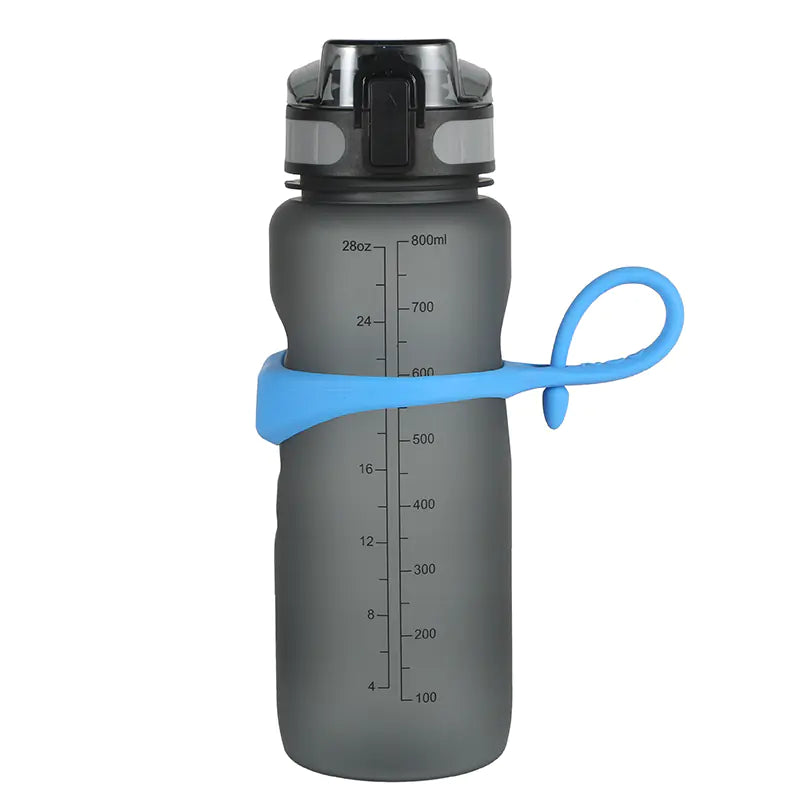 Fitness Sports Water Bottle with Magnetic Handle Ring – Multiple Colors
