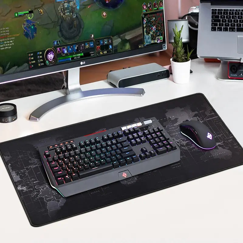 Alfombrillas de ratón grandes para gamers de escritorio