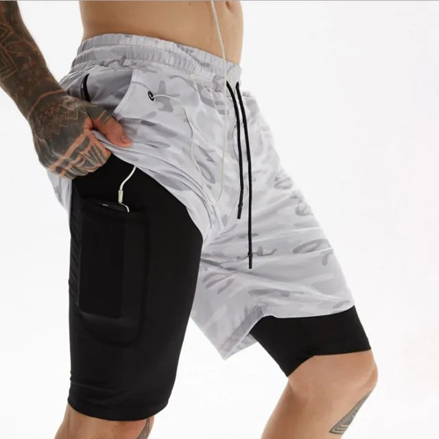 Pantalones cortos de gimnasio para hombre