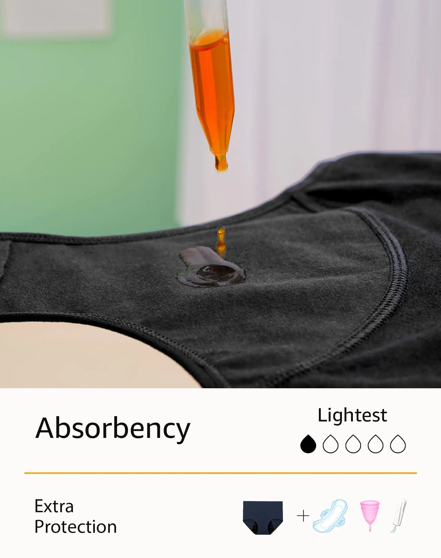 INNERSY - Bragas menstruales de cintura alta para mujer (paquete de 3), talla 5XL, color oscuro, estilo vintage
