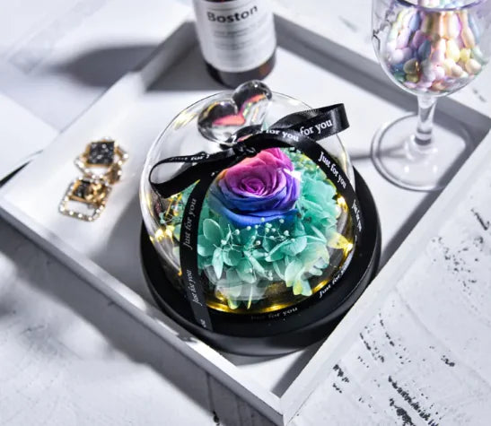 Cross-Border Rose Home Decor for Girlfriend – Handmade Immortal Flower