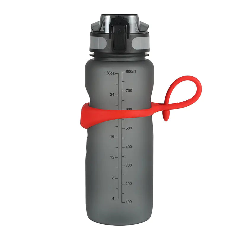 Fitness Sports Water Bottle with Magnetic Handle Ring – Multiple Colors
