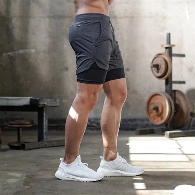 Pantalones cortos de gimnasio para hombre