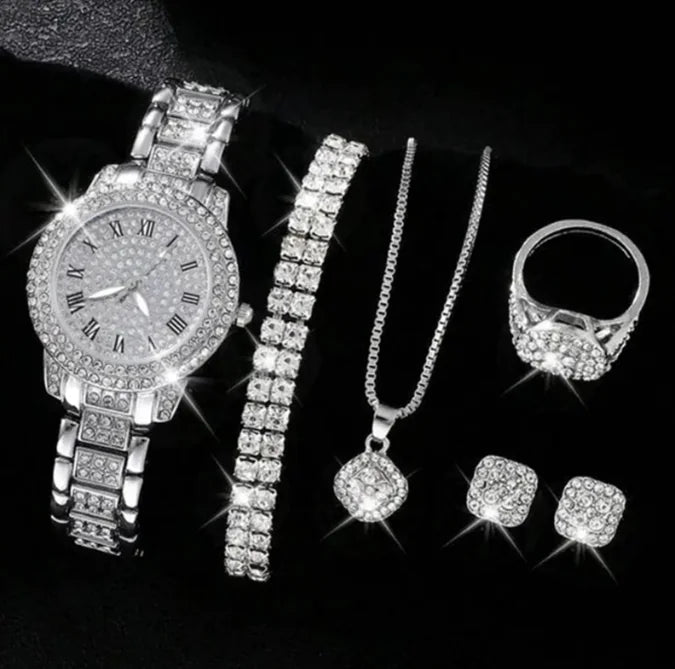 Conjunto de relojes de lujo para mujer