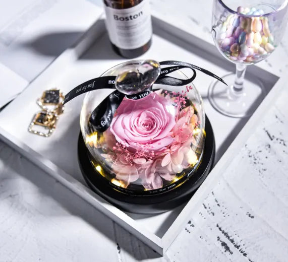 Cross-Border Rose Home Decor for Girlfriend – Handmade Immortal Flower