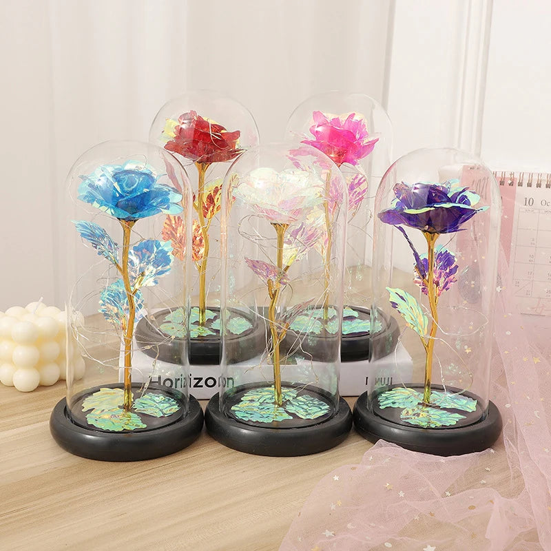 LED Light Beauty And The Beast Rose