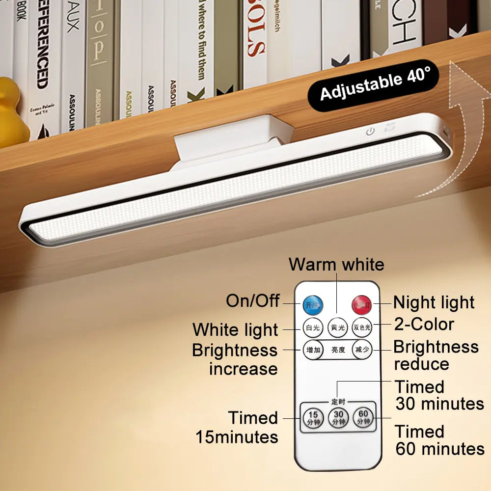 Lámpara de escritorio LED recargable por USB