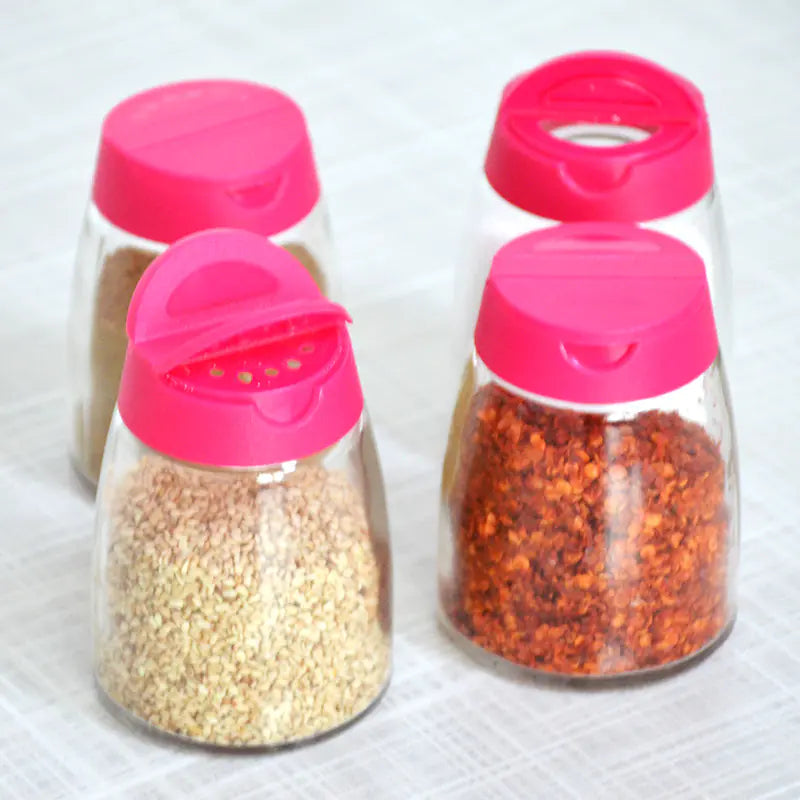 Kitchen Utensils and Glass Spice Jars Set