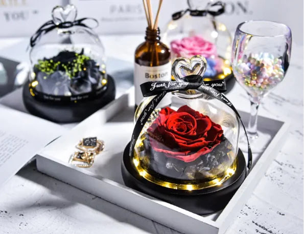 Cross-Border Rose Home Decor for Girlfriend – Handmade Immortal Flower