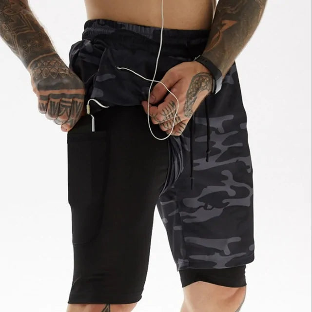 Pantalones cortos de gimnasio para hombre