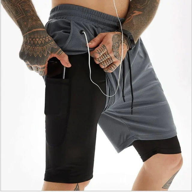 Pantalones cortos de gimnasio para hombre