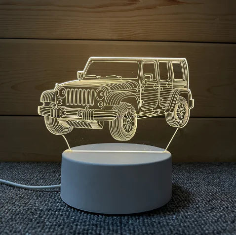 Luz nocturna de escritorio para habitación 3D