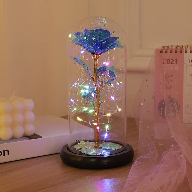 LED Light Beauty And The Beast Rose
