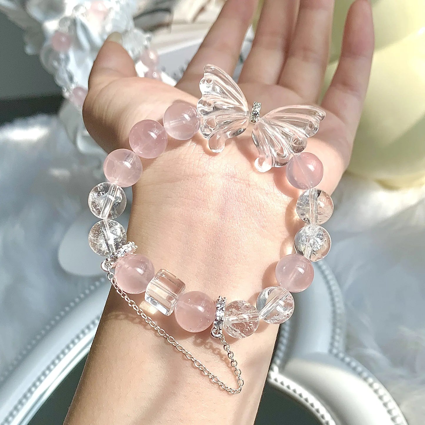 Creative Butterfly Element Crystal Bracelet – Original Design